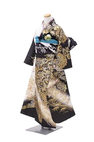 黒の振袖（古典 ／ 華やか）